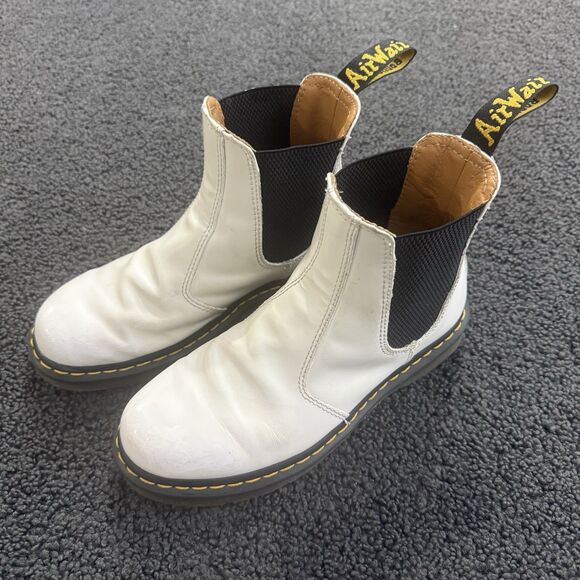 Dr Martens 2976 Quad White L Sz8 M Sz7